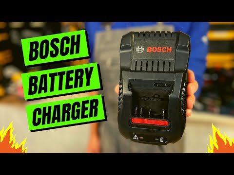How to figure out how long it'll take your battery to charge! REVIEW: Bosch 18V Charger (fast!!)