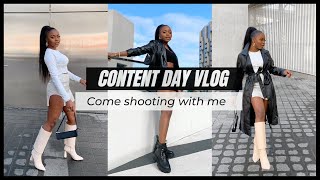 Content Day Vlog/ Come shooting with me