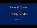 Freddy Fender   Livin' (Living) it Down  karaoke - Dinosaur Karaoke Freddy Fender   Livin' (Living) it Down  karaoke