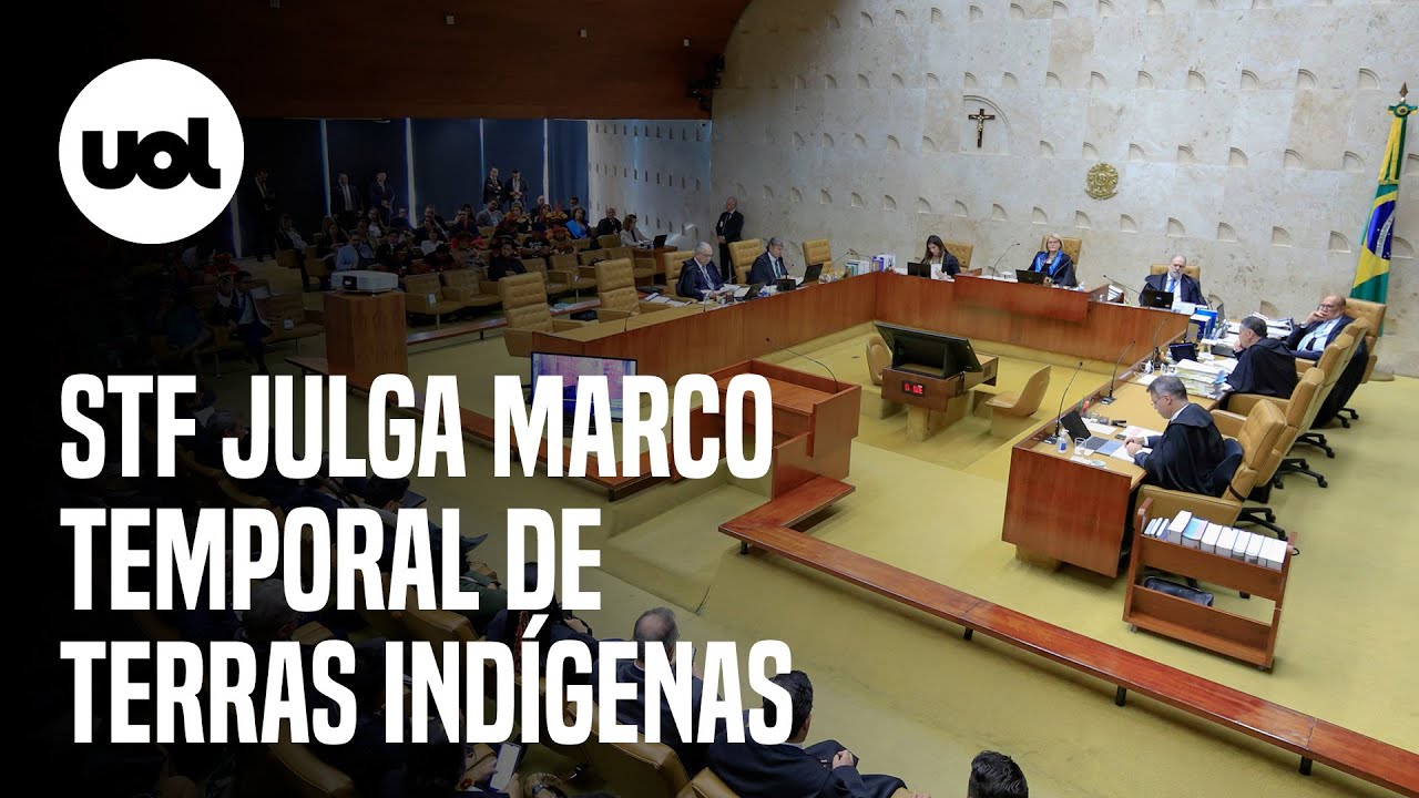 🔴 Marco temporal no STF ao vivo: Supremo julga demarcação de terras indígenas; acompanhe