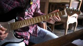 Omar &amp; the Howlers Mississippi Hoo Doo Man Fender strat guitar cover from Live in Ge