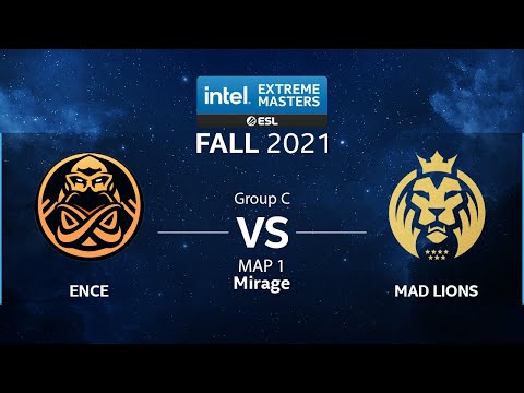 CS:GO - ENCE vs. MAD Lions [Mirage] Map 1 - IEM Fall 2021 - Group C - EU