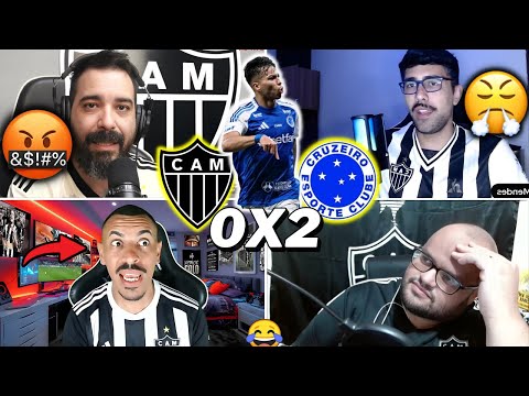 REACTIONS FROM ATLÉTICO FANS ANGRY ABOUT THE DEFEAT - CRUZEIRO 2X0 ATLÉTICO - MG - BRAZILIAN CUP ...