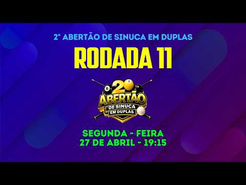 SINUCA AO VIVO | 11° RODADA | REGIONAL DE DUPLAS | PALMITAL PR | FAIR PLAY SOCIETY BAR