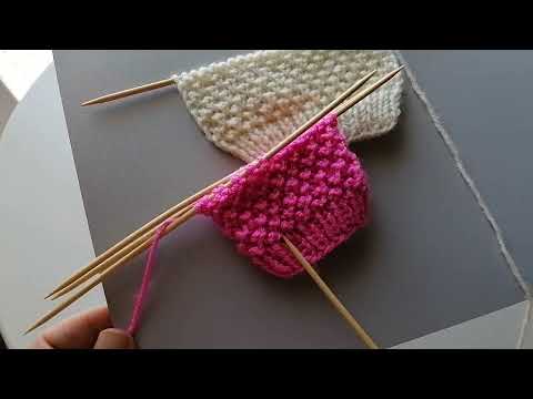 Knitting patterns in the round, very easy! 😍