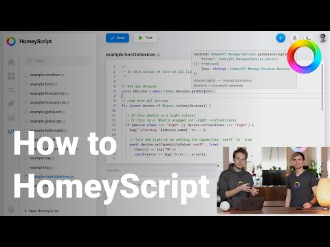 Script your own Smart Home with HomeyScript