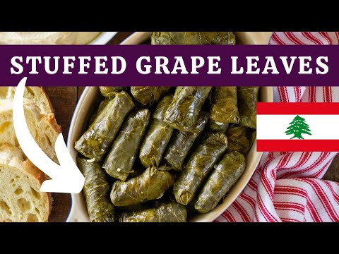 Lebanese Stuffed Grape Leaves | Easy and Authentic! 🤩
