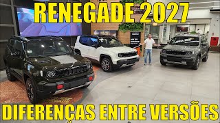 Jeep Renegade 2027 - Diferenças entre as versões