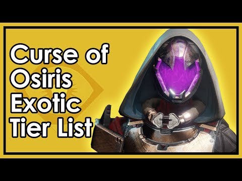 Destiny Curse of Osiris: The Best & Worst Exotic Armor (Tier List Update)