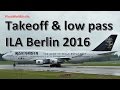 ILA 2016 Iron Maiden S Ed Force One Boeing 747 400 Takeoff Low Pass