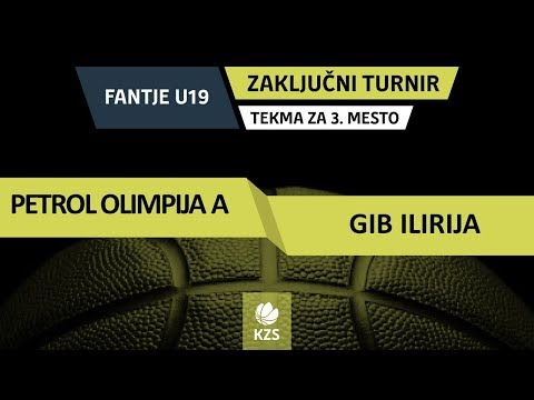 F8MU19 - Petrol Olimpija A : GIB Ilirija - za 3. mesto - Sezona 2018/19