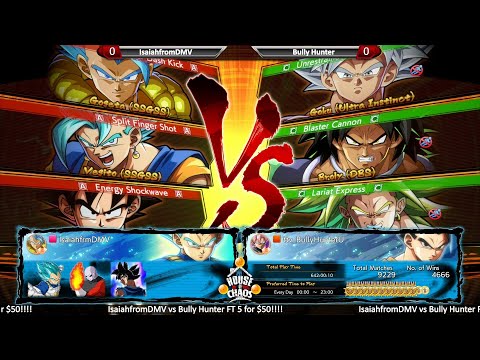 DBFZ $50 Money Match [FT5] | IsaiahfromDMV vs Bully Hunter | Please watch this SET NOW!!!!