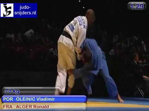 Judo 2009 Birmingham: Oleinic (POR) - Alger (FRA) [-73kg] Golden Score