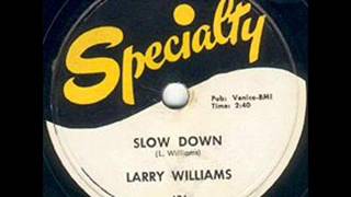 LARRY WILLIAMS   Slow Down-78   MAR &#39;58