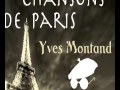 Yves Montand Cornet De Frites Chansons de Paris
