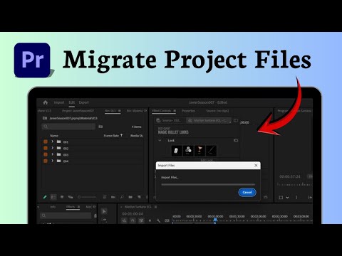 How to import XML files in Adobe Premiere Pro