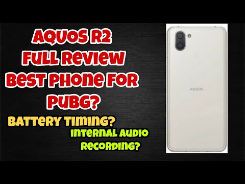 AQUOS R2 Review || Battery issue || Internal audio recording?? || Black Shadow