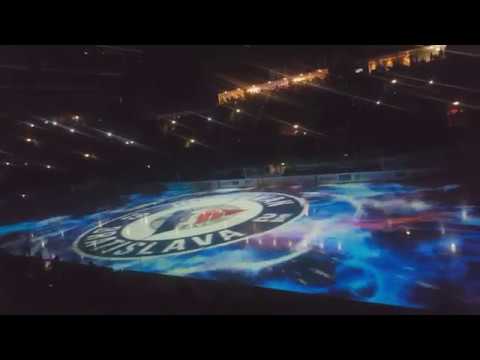 HC Slovan Bratislava intro pred zápasom #verníslovanu 🏒🏒