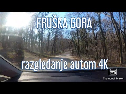 Fruška Gora - vožnja od Hotela Norcev do Vrdnika 4K