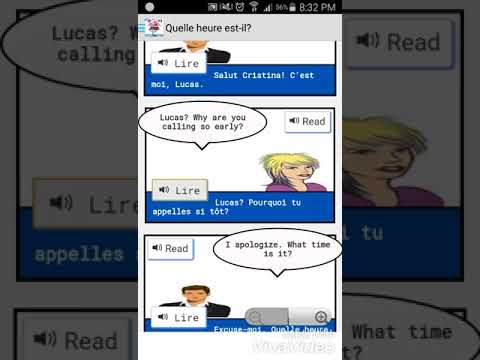 Dialogue français anglais Video