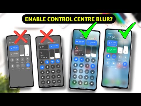 Enable Blur In Control Center in Any Redmi, Poco & Xiaomi Device?