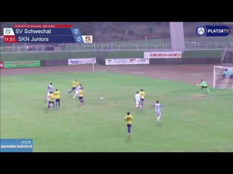 05.08.2016 SV Schwechat - SKN Juniors - Highlight  (1. Halbzeit / 11:56) am 05.08.2016 19:53