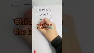Name Writing Activity ✏️ #namewriting