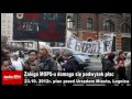 Wideo: Pikieta pracownikw legnickiego MOPS-u