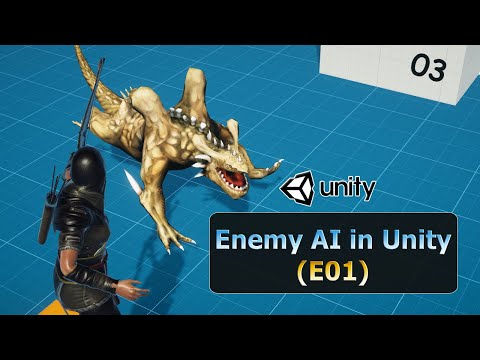 3D ENEMY AI in UNITY - (E01): STATE MACHINE BEHAVIORS