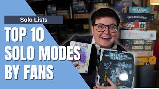 Top 10 Solo Modes By Fans (& 3 Fan Made Solo Modes for Brass Birmingham)