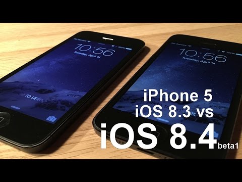 iOS 8.4 Beta 1 vs iOS 8.3 on iPhone 5. The Speed test