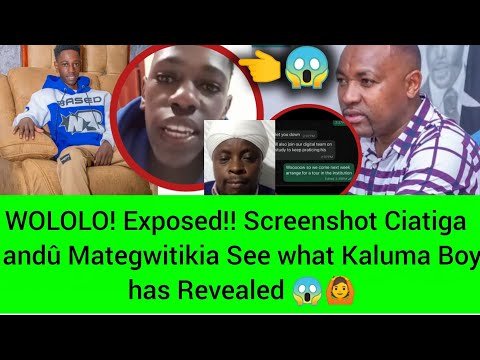 Kaluma Boy Finally Kwaria!!😱 See What He's Revealed 😲🙆