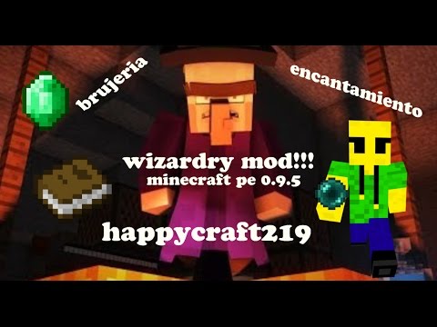 Happy Craft - Minecraft PE 0.9.5 : modPE script:wizardry-items de mago