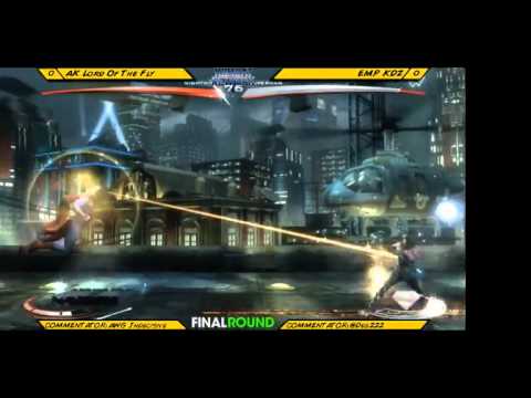 Lord of The Fly vs EMP KDZ Final Round 2014 Injustice Nightwing vs Superman/Wonder Woman