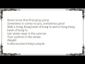 Cornershop - Hong Kong Book of Kung Fu Lyrics