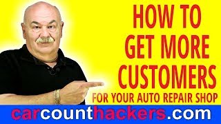 How to get more customers for your Auto Repair Shop - Marketing Plan for auto repair shop
