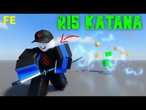 Roblox Script Showcase : Fe R15 Katana
