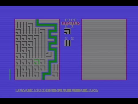 PipeMaster B10L - BASIC10Liner game for Commodore 264 series (16,Plus4,116,232) by FeCO