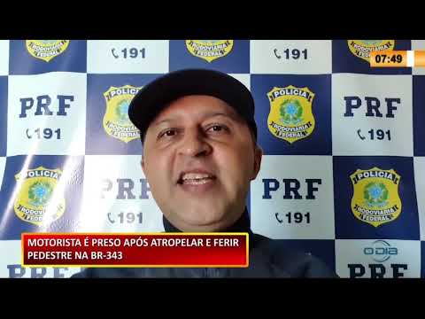 Motorista é preso por atropelar e ferir pedestre ao dirigir embriagado 14 12 2020