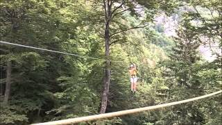 preview picture of video 'Zipline Bovec 2013 06 15'