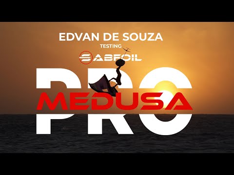 Windsurf legend Edvan de Souza testing the line SAB Medusa PRO