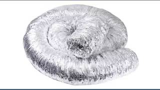 Glass Wool Insulated Duct – 6” Diameter – 10 M Length
