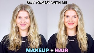 Get Ready With Me Makeup + Hair