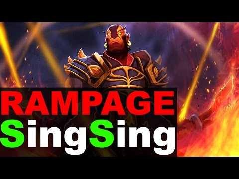 SingSing Ember Spirit RAMPAGE 23 kills Fast Game | pro Gameplay | Highlights 7.02 — Dota 2