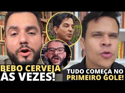 Elizeu Rodrigues, Yago Martins, Anderson Silva, and Pastor Jairinho comment on alcoholic beverages.