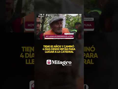 ✨🙏 A LOS 82 AÑOS, CAMINÓ 4 DÍAS DESDE METÁN PARA LLEGAR A LA CATEDRAL | #QUEPASASALTA