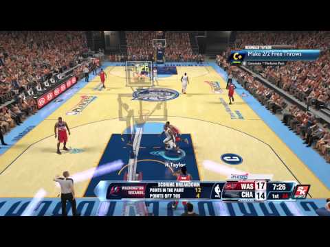 NBA 2K14 PS4 MyCareer Bobcats vs. Wizards Playoff Part 1