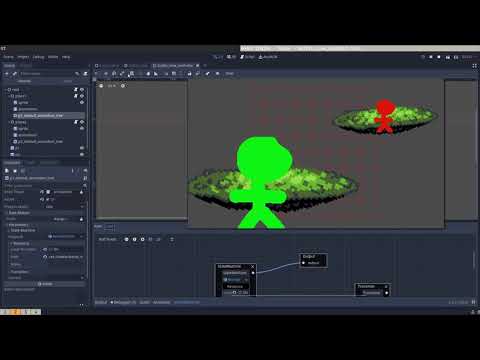 Human | Godot game development | p3 | programming time-lapse vim