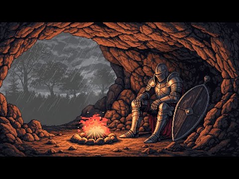 The cold rain falls... but this cave stays warm