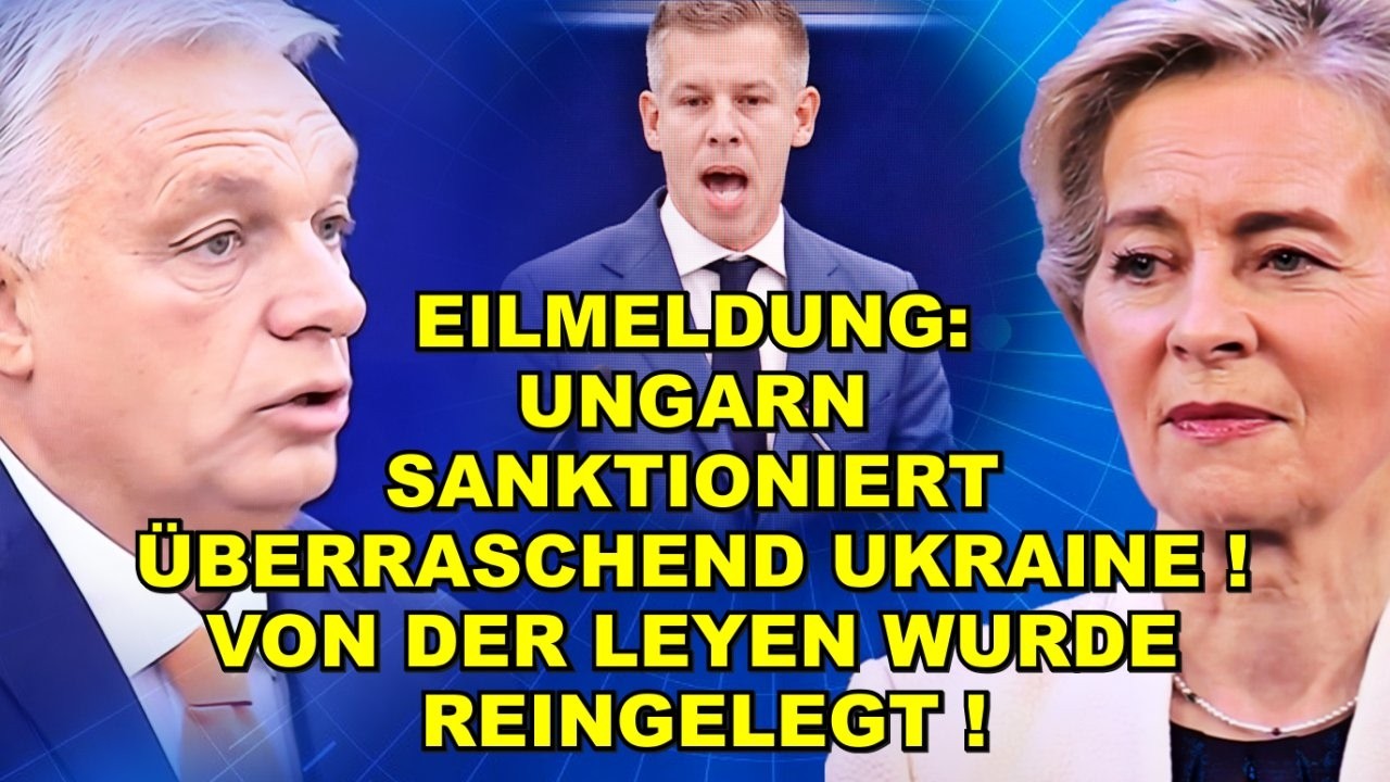 EIL: Ungarn SANKTIONIERT Ukraine! EU TOBT!